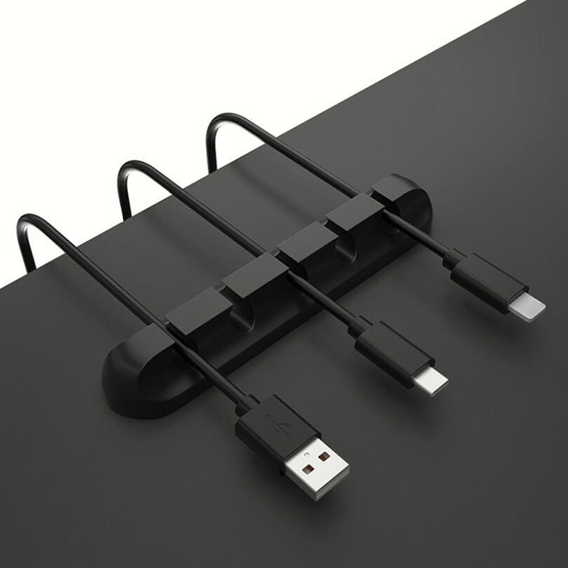 2Pcs Cable Organizing System USB Cable Winder Flexible Cable Management ...