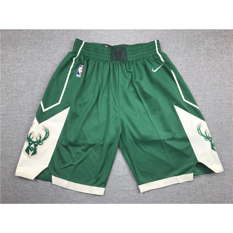 Mens NBA Milwaukee Bucks Pants Green 