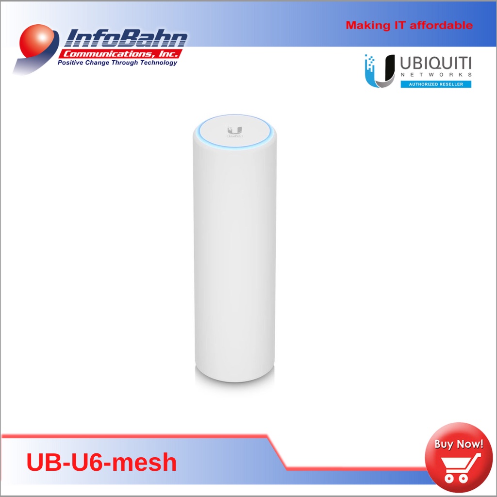Ubiquiti Networks U6Mesh UniFi 6 Mesh DualBand Access Point (U6Mesh) Infobahn Shopee