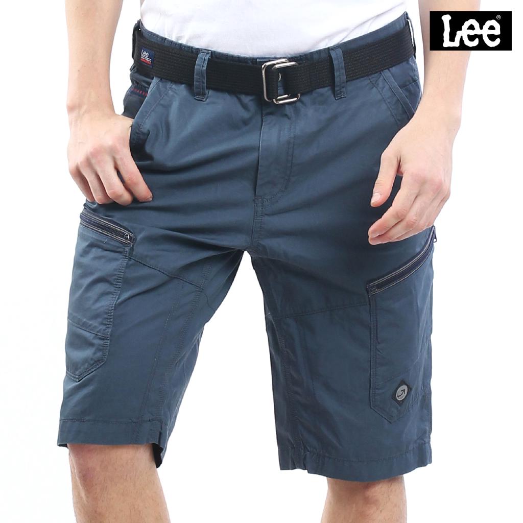 Lee Mens Cargo Zippered Pocket Shorts Navy Shopee Philippines