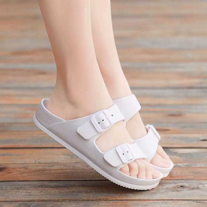 rubber two strap birkenstocks