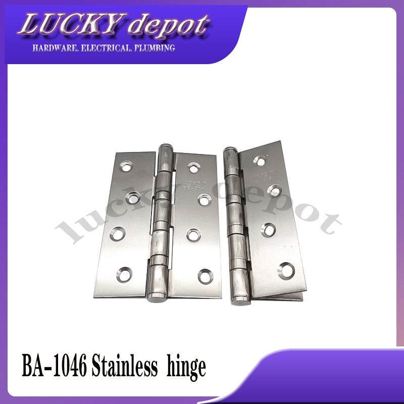 BA-1046 Stainless Steel Door Hinges 4*3*2 (1PAIRS) | Shopee Philippines