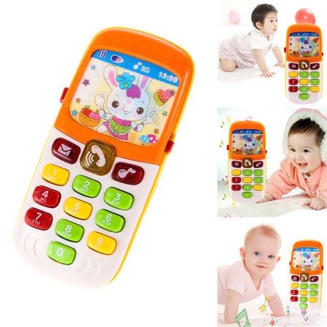 Baby Kid Musical Mobile Phone for Toddler Sound Hearing Educational