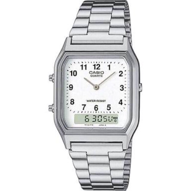 casio vintage silver
