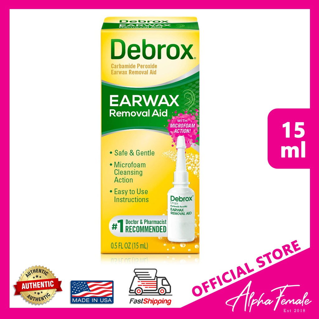 Exp 8/22 Debrox Earwax Removal Aid, Soften and Loosen Earwax