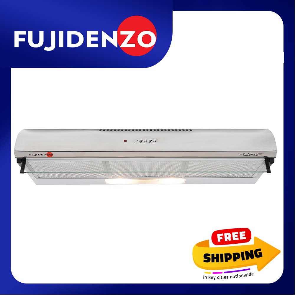 Fujidenzo 90 cm Double Motor Range Hood RHU902 SS (Stainless Steel