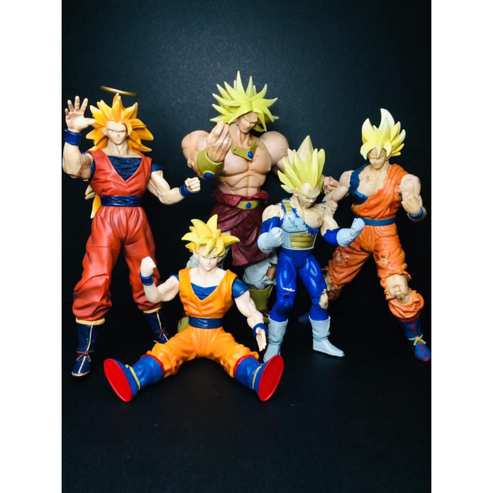 JAKKS Pacific Articulated Dragon Ball Z Figures Set Limited Edition