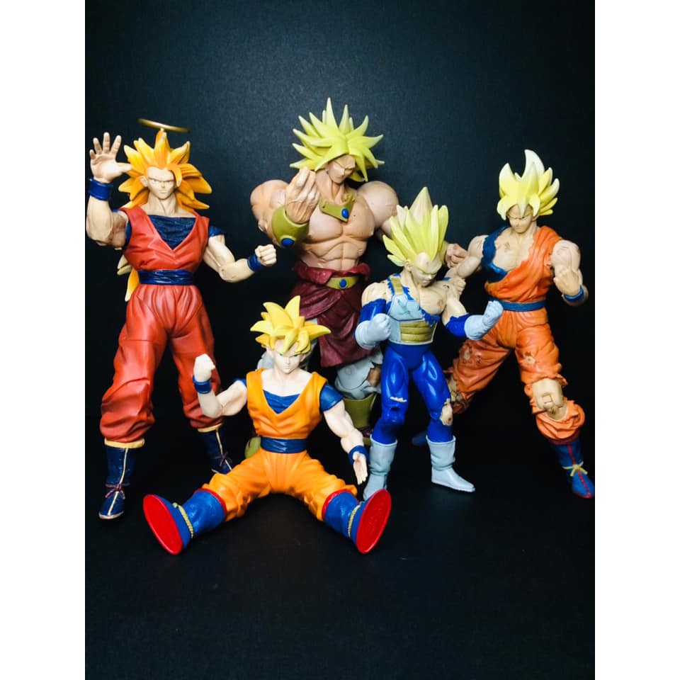 Jakks Pacific Articulated Dragon Ball Z Figures Set Limited Edition Shopee Philippines