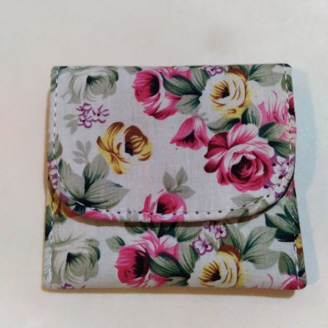 floral coin purse