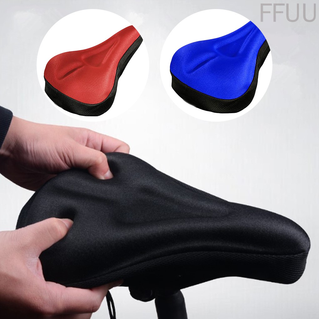 28 cm x 18 cm Koqit Bicycle Comfortable Seat Cushion Pad Cover Extra Comfort Gel Pad Cushion Cover Suitable for Road Bike Mountain Bike Seats and Road Bike Saddle Black Gel Bike Saddle 