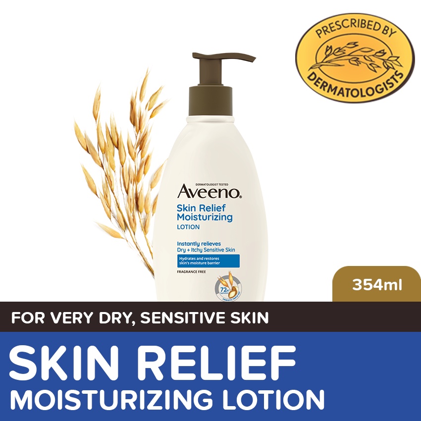 Aveeno Skin Relief Body Lotion 354ml Lotion for Sensitive/Dry/Itchy Skin, Eczema,Atopic
