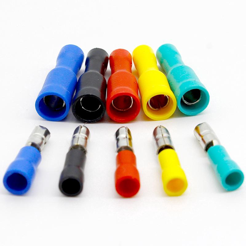 50PCS = 25pcs male + 25pcs female Insulated Connector Crimp Bullet