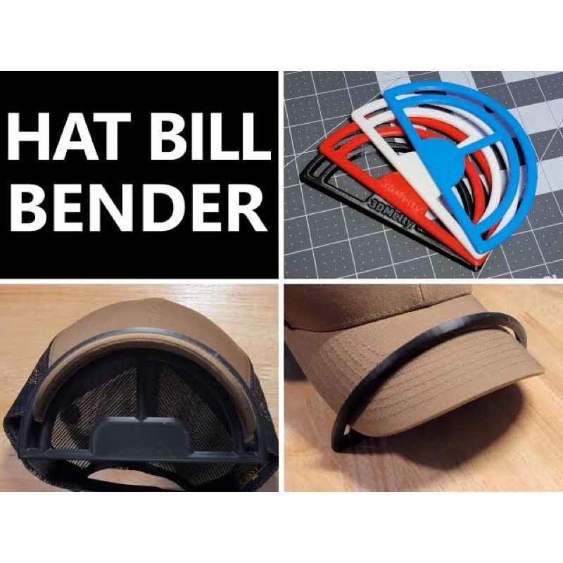 3D printed Hat Cap Bill Bender Curver Bender Shopee Philippines