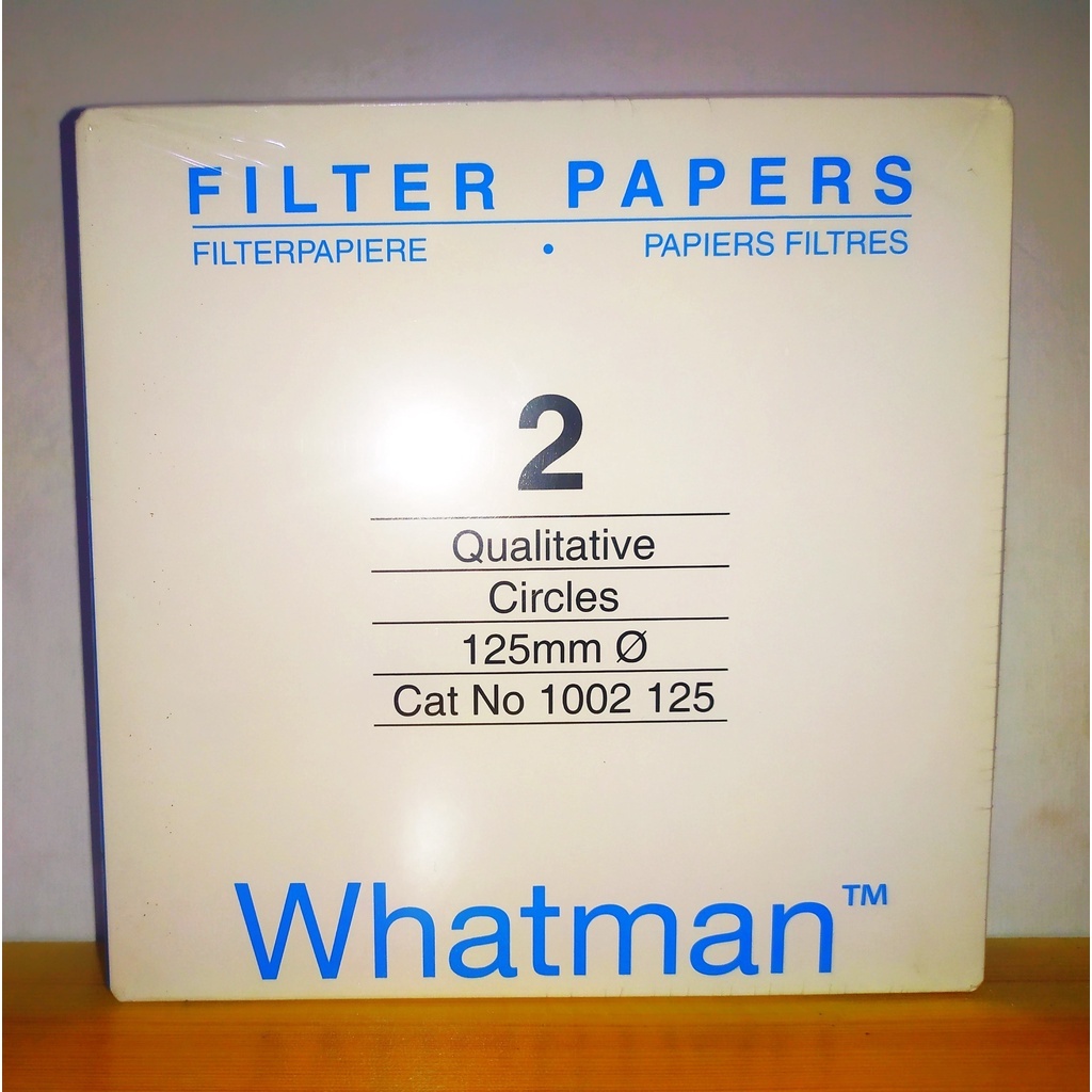 Whatman No. 2 Qualitative Filter Paper 125mm Shopee Philippines