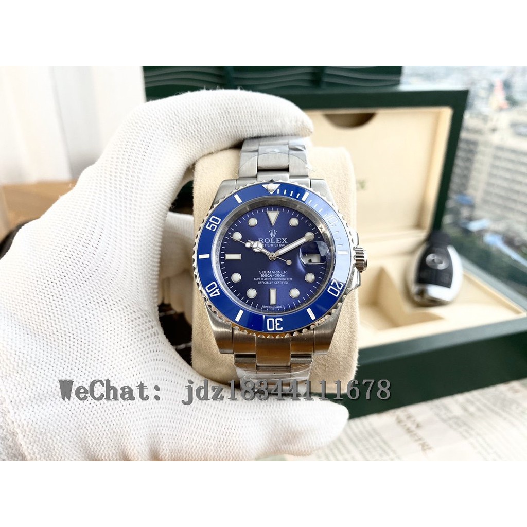 Rolex Submariner series blue plate automatic mechanical men's watch