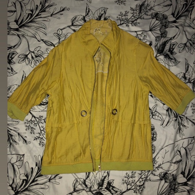 mustard yellow jacket