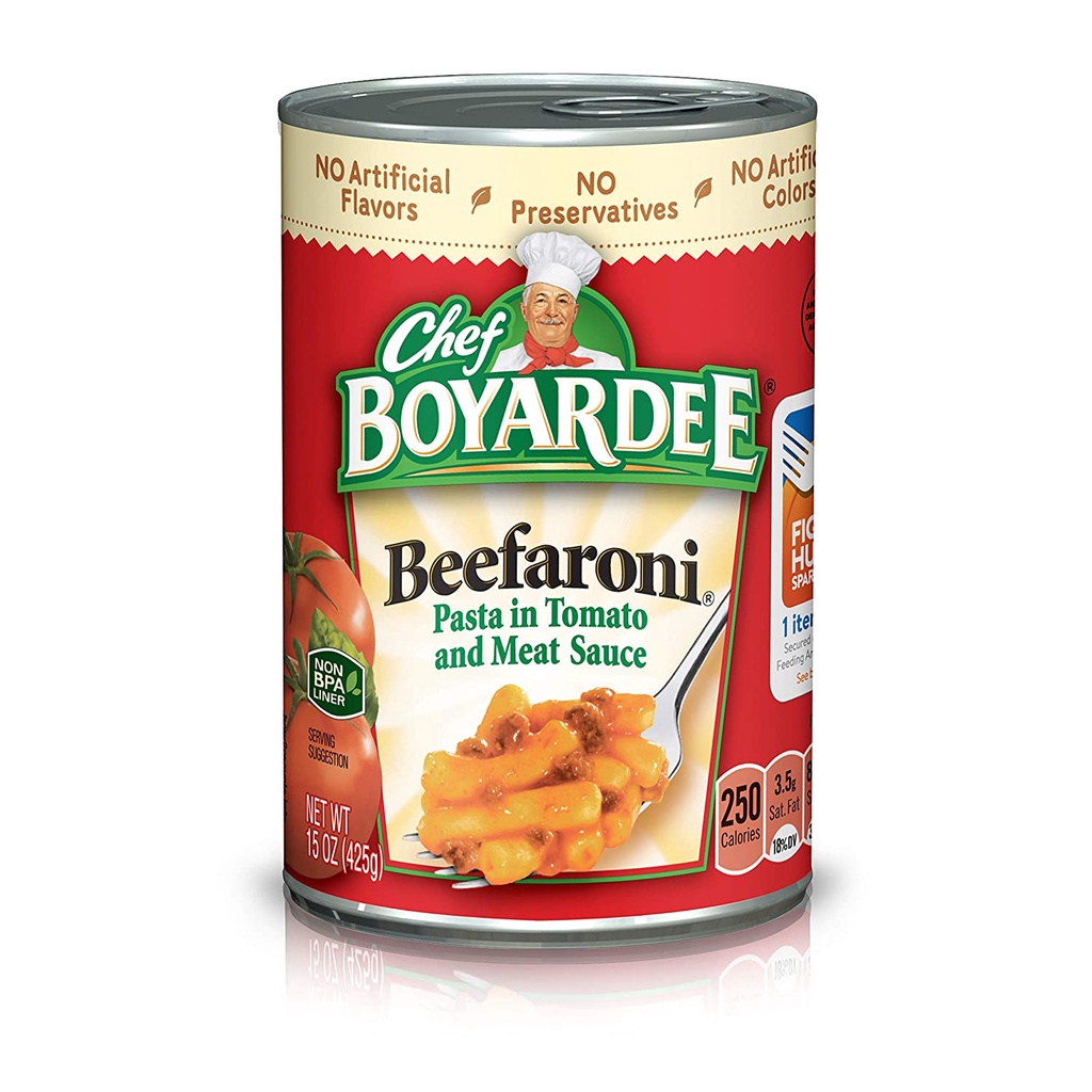 Chef Boyardee Beefaroni 425g | Shopee Philippines