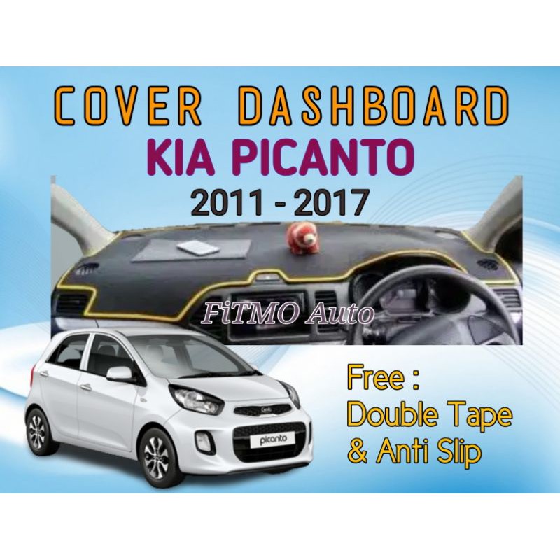 Kia Picanto Dashboard Cover + Double Tape + AntiSlip Shopee Philippines
