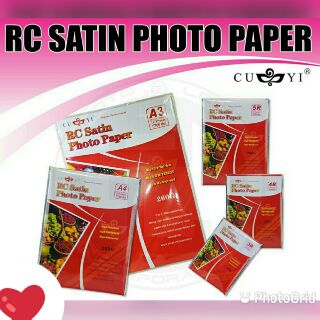 CUYI RC SATIN PHOTO PAPER 260gsm （3r,4r,5r,A4）