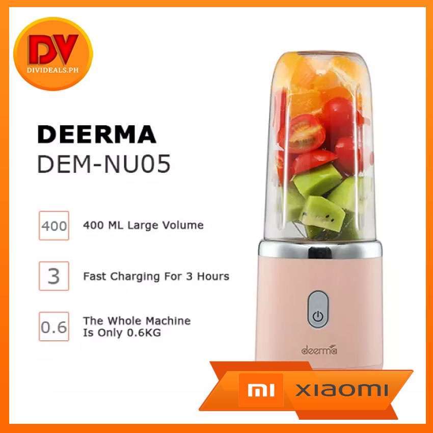 Deerma Portable Mini Juicer NU05 MultiFunctional Electric Wireless