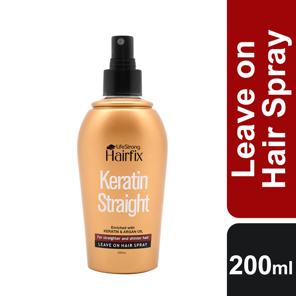 Hairfix Keratin Straight Hair Spray 200ml Shopee Philippines