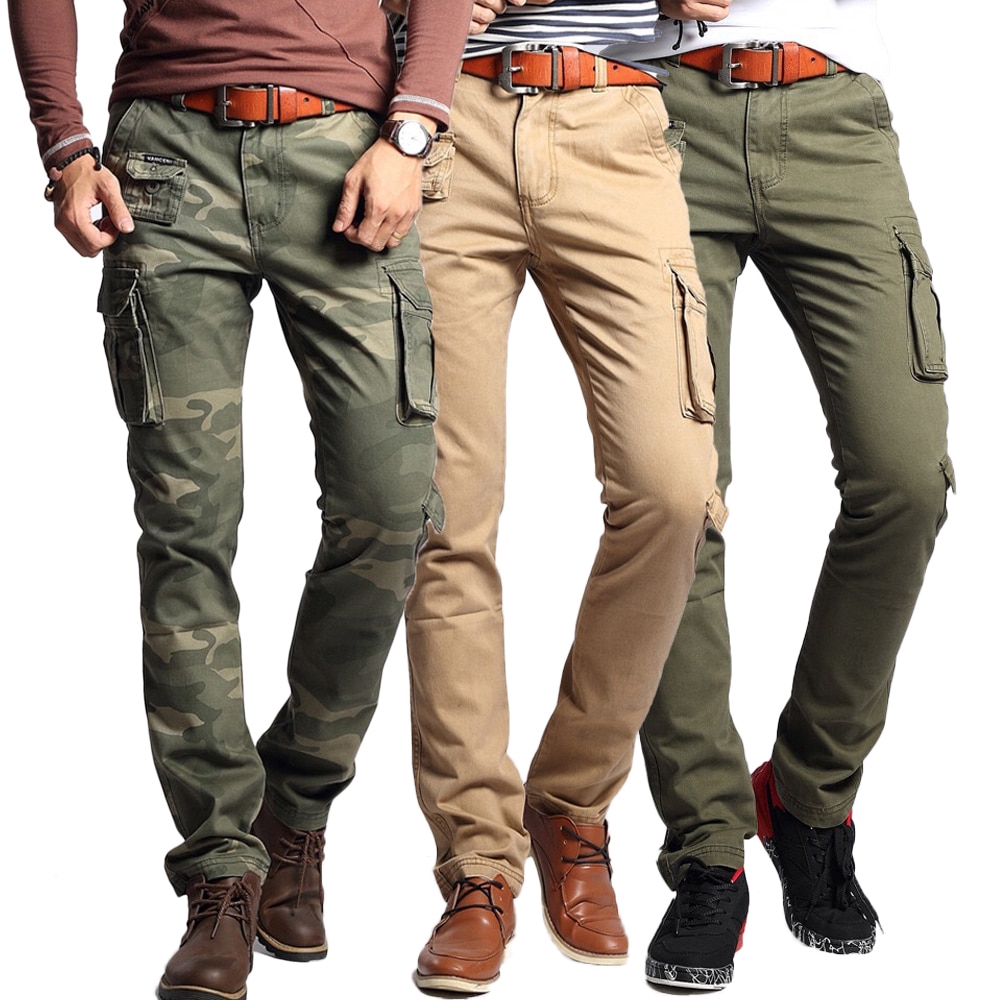 slim fit combat pants