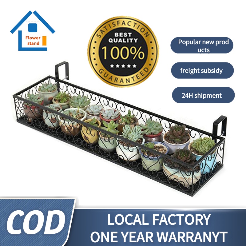 Veranda flower frame hanging ironwork guardrail flower pot frame