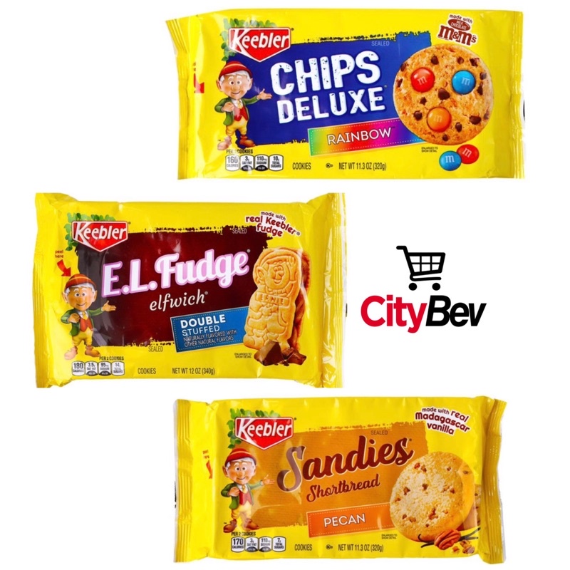 Keebler Fudge Double Stuffed Cookies 340g Shopee Philippines