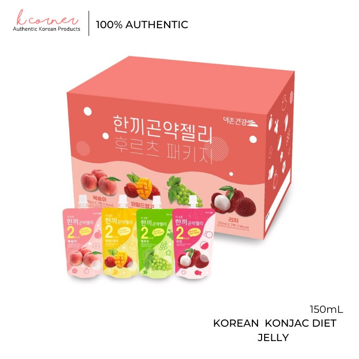 Korean Low Calorie Konjac Diet Jelly 150mg Shopee Philippines