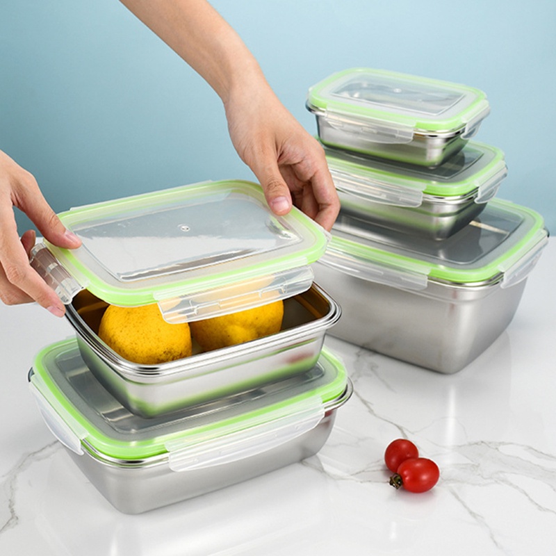 350ml /550ml /850ml Stainless Steel Bento Lunch Box LeakProof Food