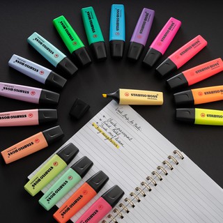 STABILO BOSS Highlighters - COMPLETE 23 Colors (Fluorescent & Pastel ...