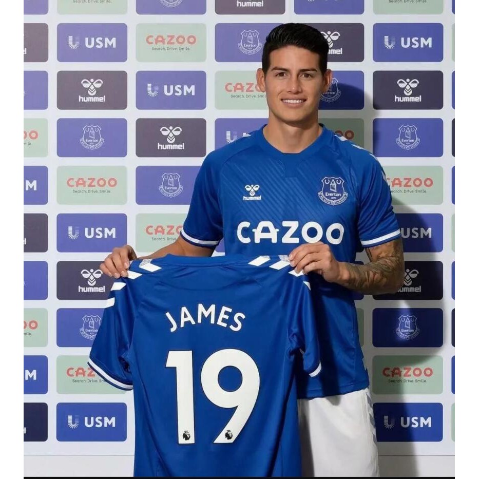 2020 21 New Everton Football Jersey Jersi 19 James Soccer Jersey Shopee Philippines