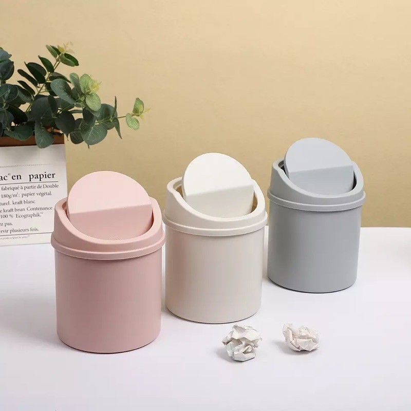 Mini Pastel Color Desktop Bin Shopee Philippines