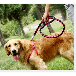 JL Pet braided rope chest and back with dog traction rope pet supplies collar
