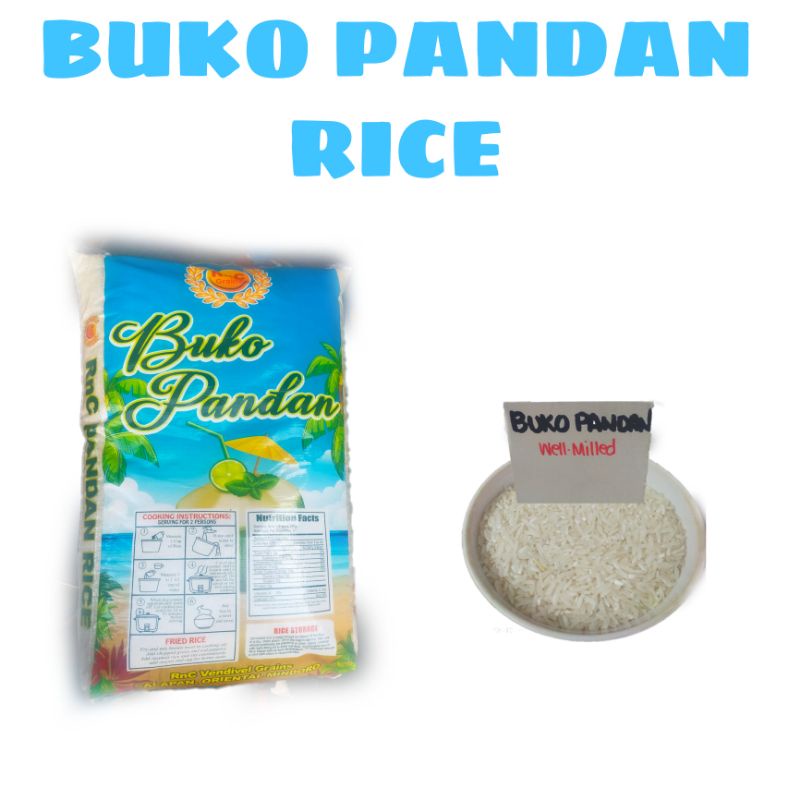 buko pandan rice ( bigas ) for sale per kg | Shopee Philippines