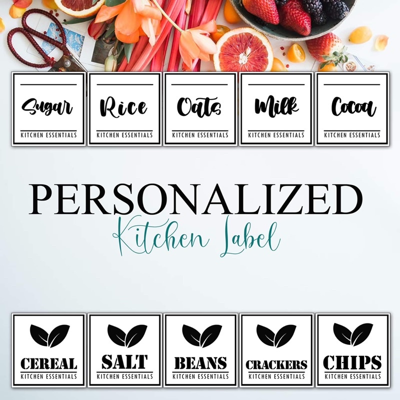 personalized pantry label in vinyl sticker Shopee Philippines