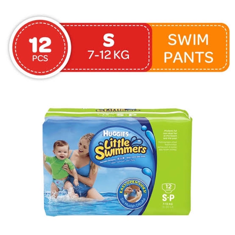 HUGGIES SWIM DIAPER PANTS SMALL AND LARGE per piece Shopee Philippines