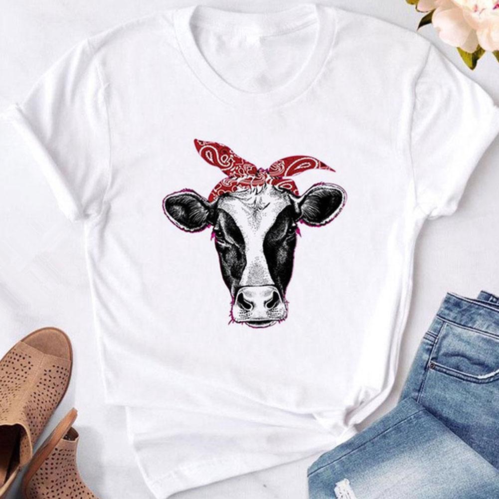 cow print t shirt