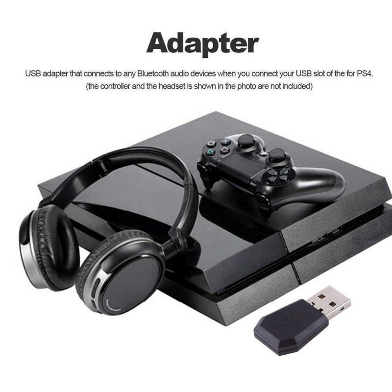 headset connected to ps4 controller