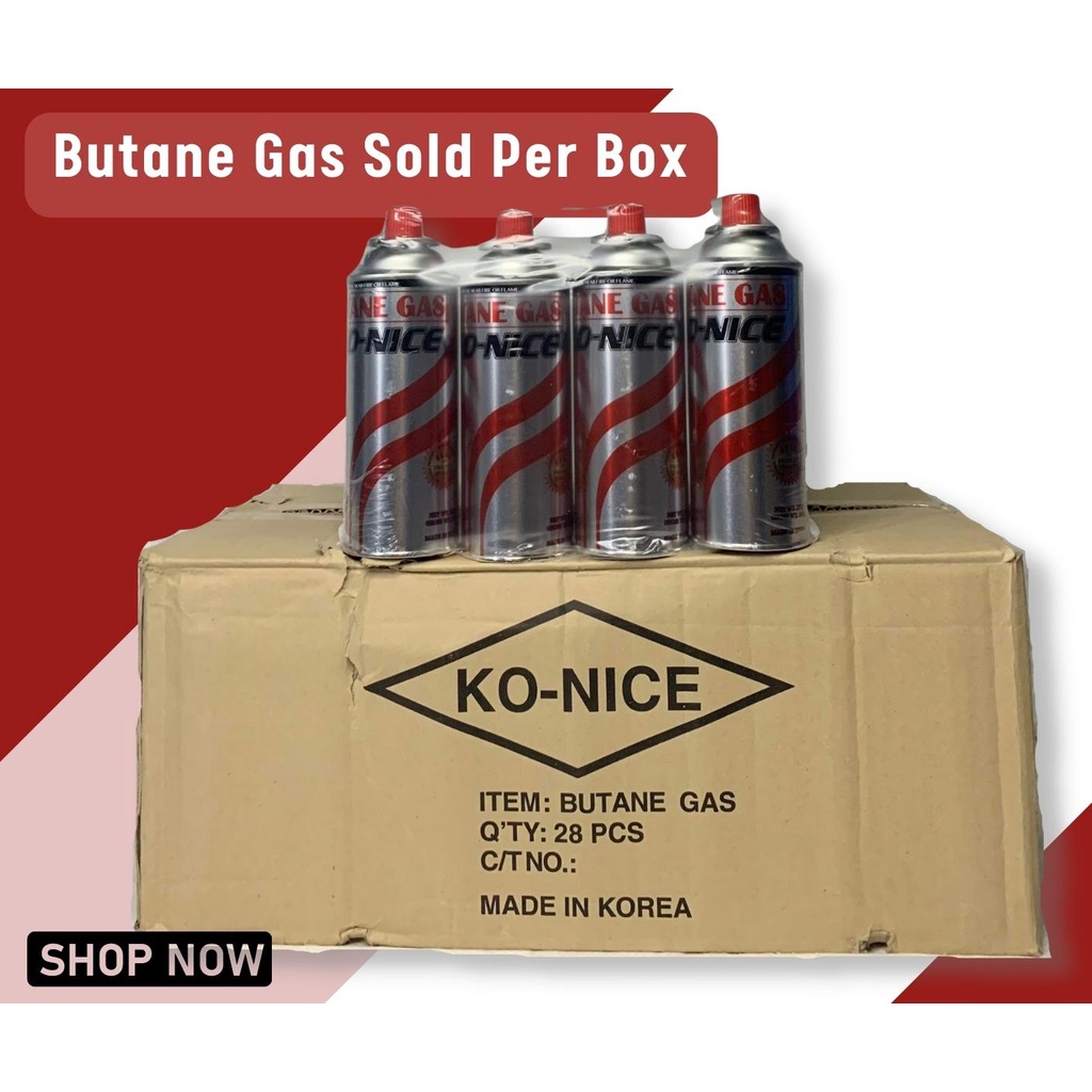 Konice Butane Gas 250g Sold Per Box (1box=28pcs) | Shopee Philippines