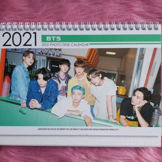 bts 2021 2022 desk calendar made in korea 2 years in 1 calendar