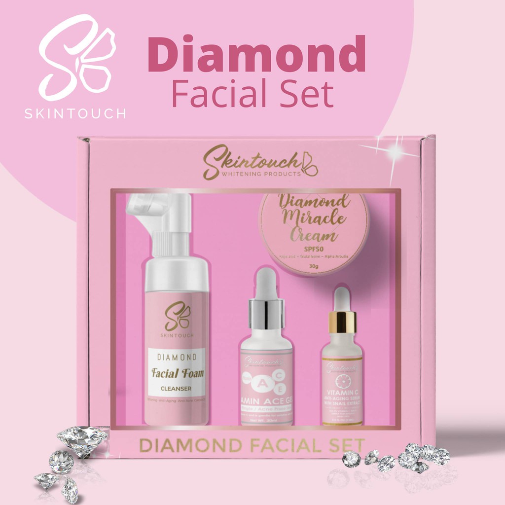 skin touch diamond facial foam