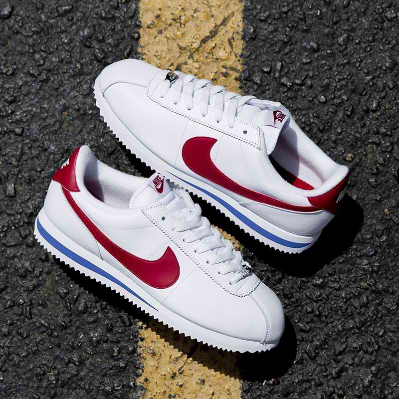 nike cortez with fat laces