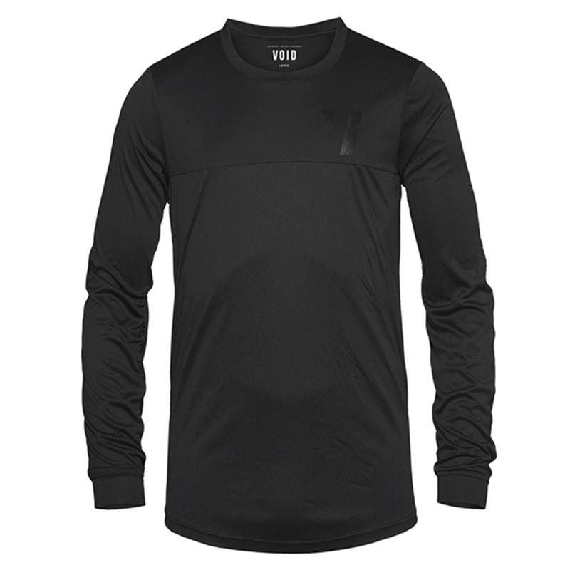 black cycling top