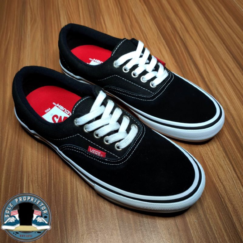 Original Vans Era Pro Black White | Shopee Philippines