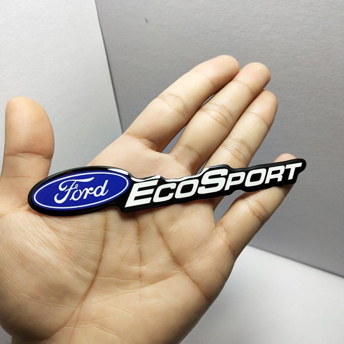 Ford Ecosport Logo Design Weatherproof Resin Vinyl Sticker for Car