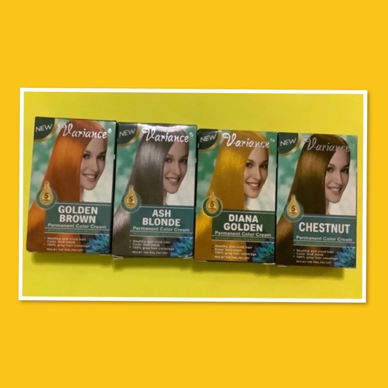 New Variance Permanent Hair Color Cream | Shopee Philippines