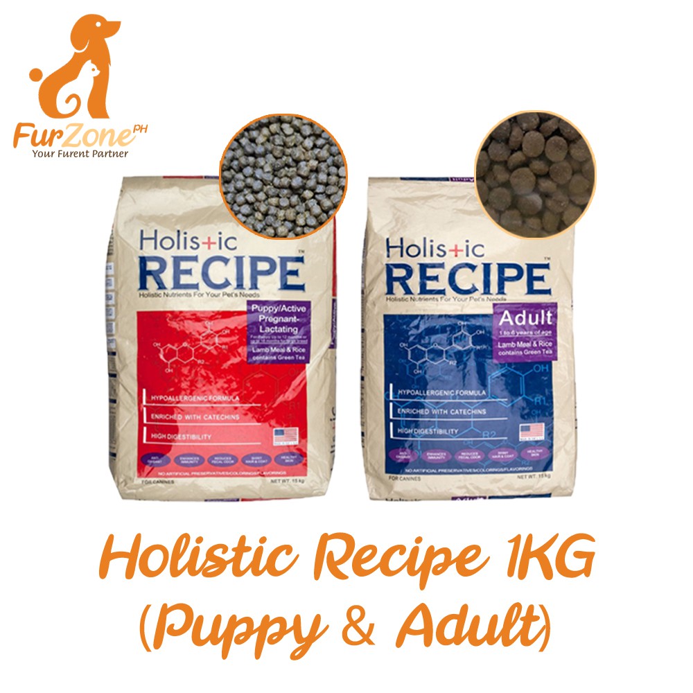 HOLISTIC RECIPE PUPPY & ADULT DRY DOG FOOD HOLLISTIC (1KG) Shopee