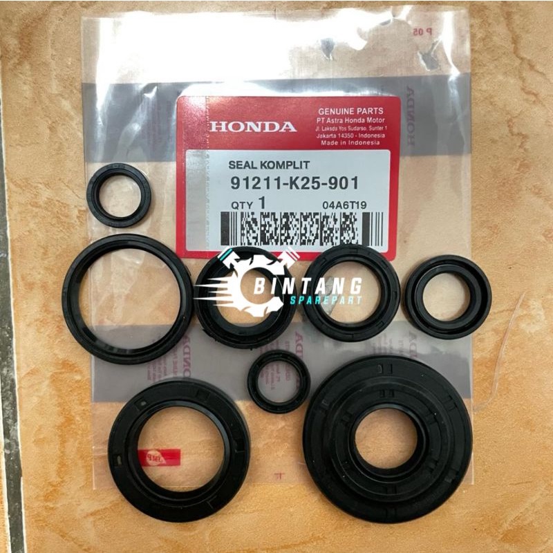 Complete Seal Honda Beat FI / CVT Seal Oil Complete Honda Beat FI