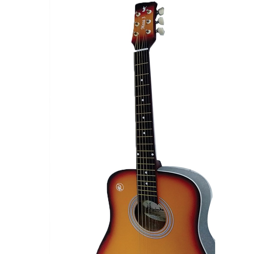 RJ Acoustic Guitar Masa 3 New Sunbrust Color Shopee Philippines